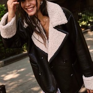 We The Free Kaja Vegan Bonded Peacoat - Size M